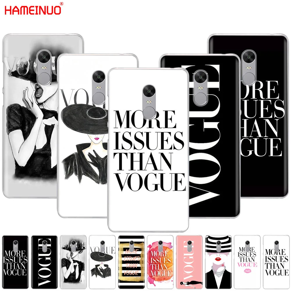 

HAMEINUO More Issues than Vogue Cover phone Case for Xiaomi redmi 5 4 1 1s 2 3 3s pro PLUS redmi note 4 4X 4A 5A