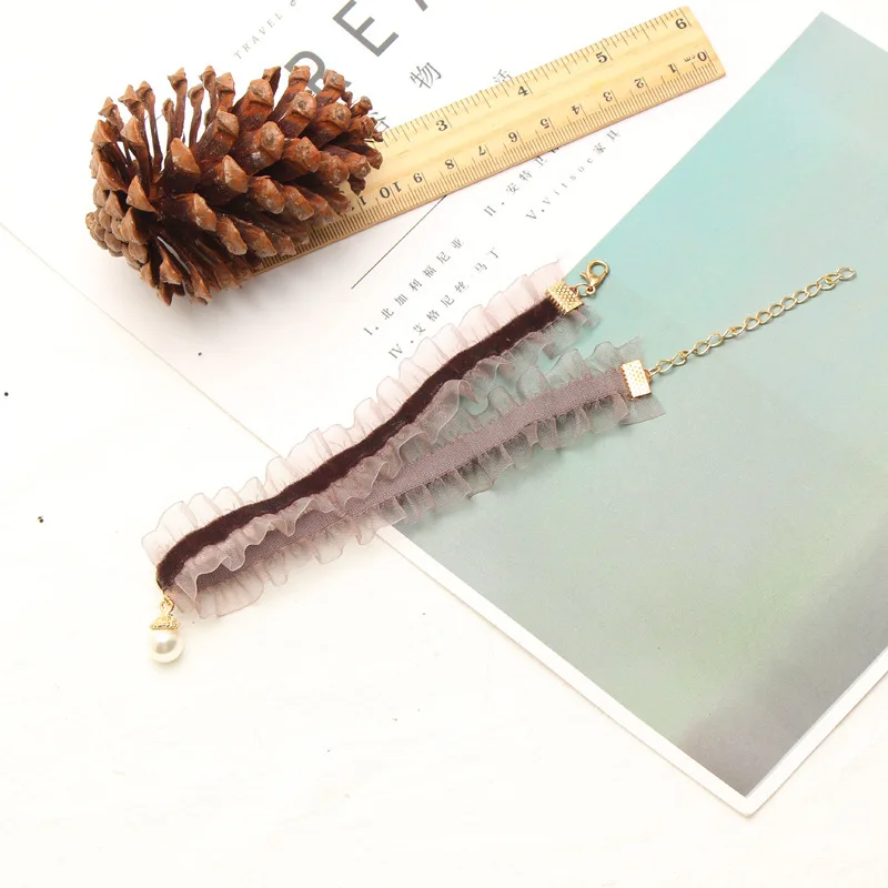 Чистая красный с средства ухода за кожей шеи цепочки и ожерелья французский