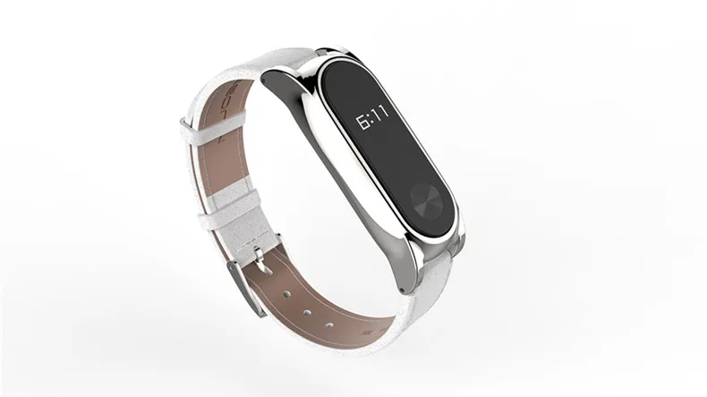 Кожаный браслет для xiaomi mi Band 2 ремешок mi band 2 ремешок на запястье Безвинтовой smartband браслет для xiaomi mi Band 2 аксессуары
