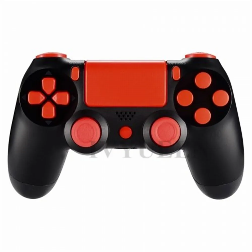 IVYUEEN для playstation Dualshock 4 PS4 Pro контроллер JDS-040 JDS040 R2 L2 R1 L1 триггер Dpad кнопки Mod Kit-зеленый красный прозрачный