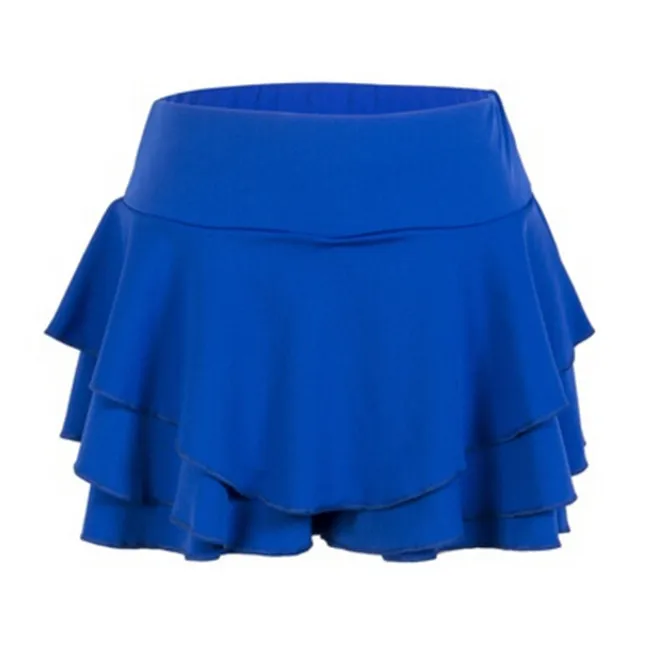 blue Новинка, Женская Спортивная юбка, шорты для бега, бега, танцев, Feminino, юбка-брюки, плиссированная юбка для тенниса для девочек - Цвет: blue