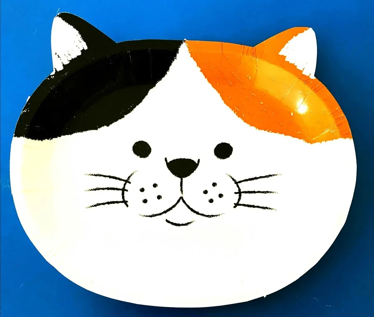 orange black ear 8 шт./компл. милый кот/собака утолщаются Бумага одноразовые тарелки блюдо для торта барбекю пластины для дня рождения Свадебная вечеринка поставки украшения PT3 - Цвет: orange black ear