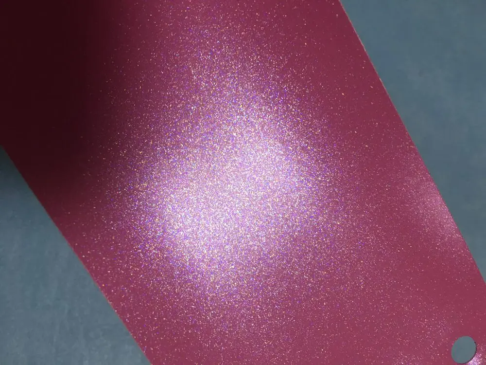 Luxury Pink pearl Matte metallic Vinyl Car wrap holographic film vehicle wrapping vinyle With Air Release vinile 1.52x20m |