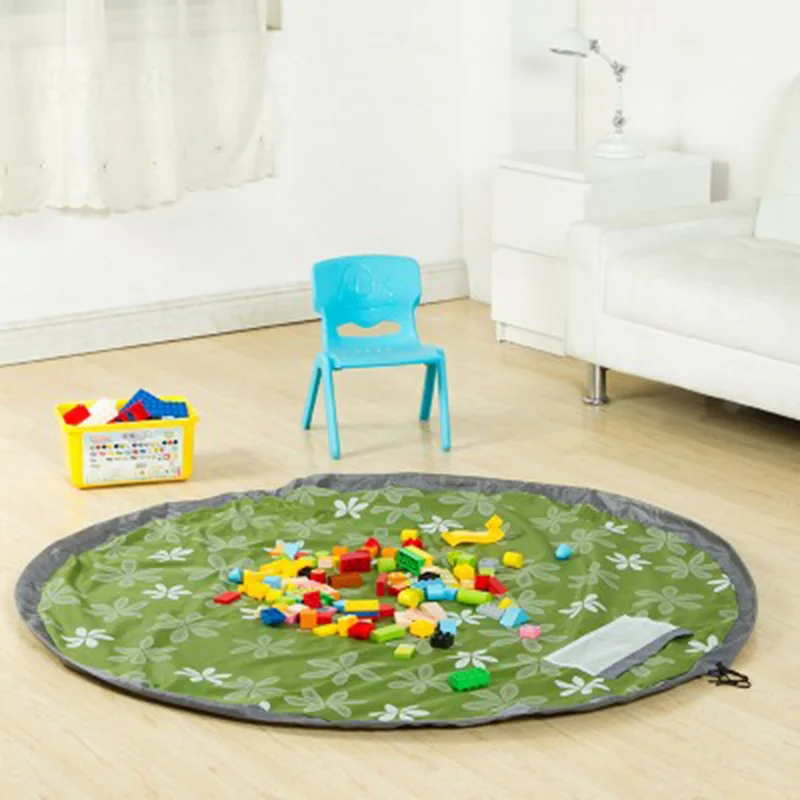 Портативный детские игрушки Организатор сумка для хранения и игровой коврик Lego