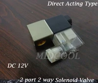 micro solenoid valve for gas 2v025 08 two position two way direct acting solenoid valve g14 dc 12v
