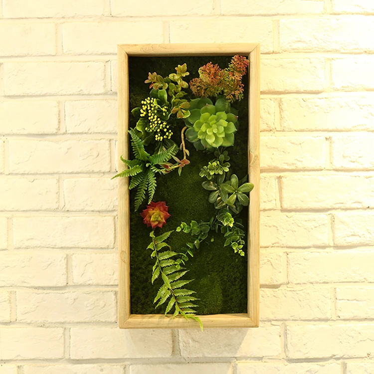 

Simulation Plant Wall Green Plant Wall Decoration Artificial Plant Lawn DIY Background Wall Decoration Creative Wall Flower