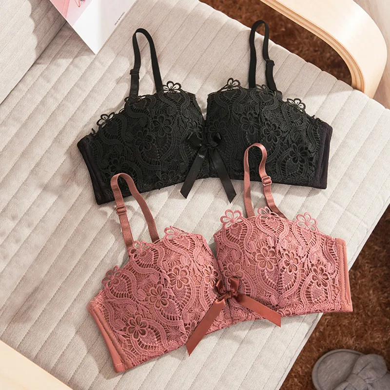 Roseheart, сексуальные женские модные черные зеленые кружевные бюстгальтеры с подкладкой, пуш-ап, беспроводные бюстгальтеры, бюстгальтер без косточек, чашечки A B, нижнее белье, женские бюстгальтеры с кисточками