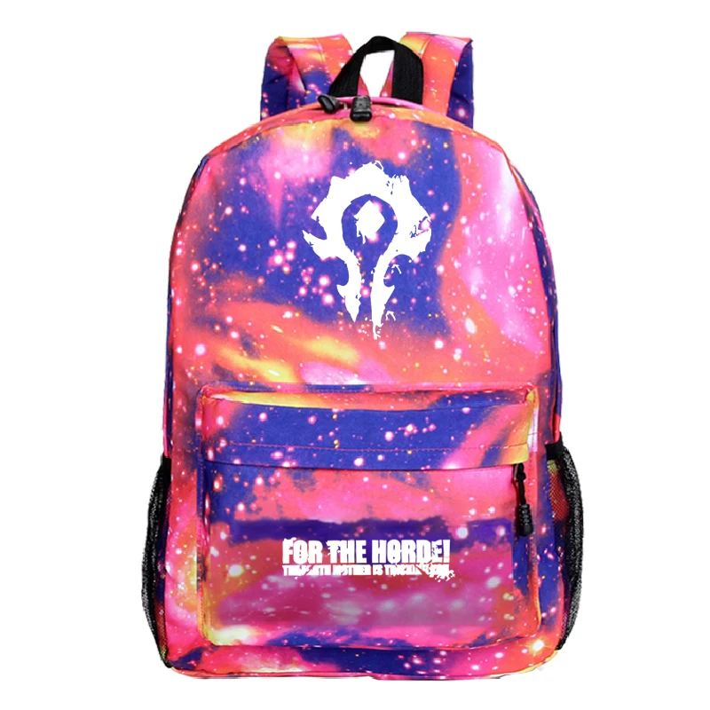 6 Рюкзак World of Warcraft для студентов Орды, рюкзак Mochila с новым рисунком для мужчин и женщин, рюкзак для путешествий - Color: 6