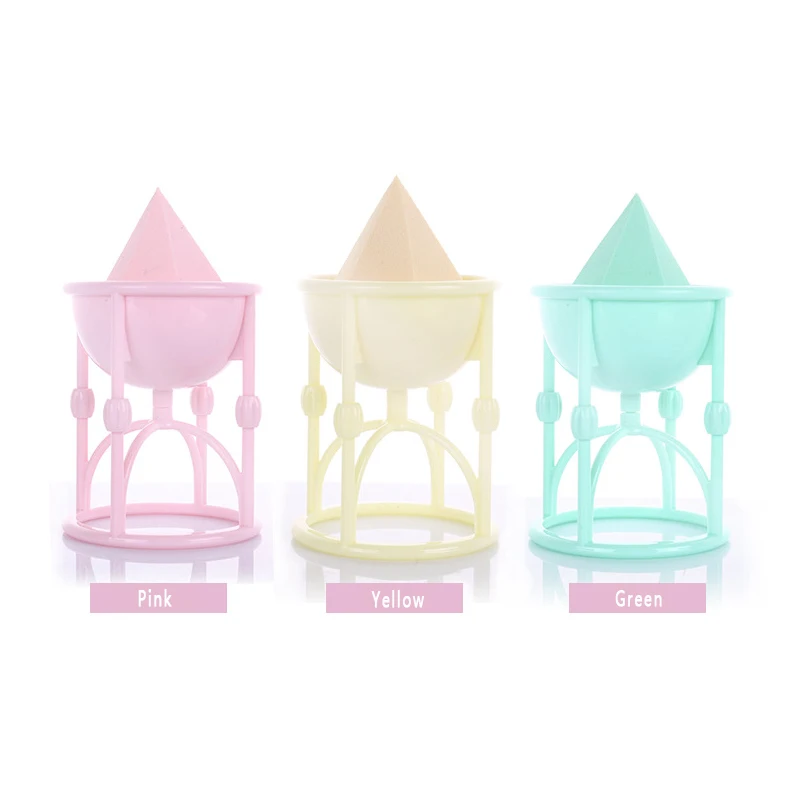 1 шт Макияж Губка паф в форме бриллианта с кронштейном спонж для нанесения bb крема