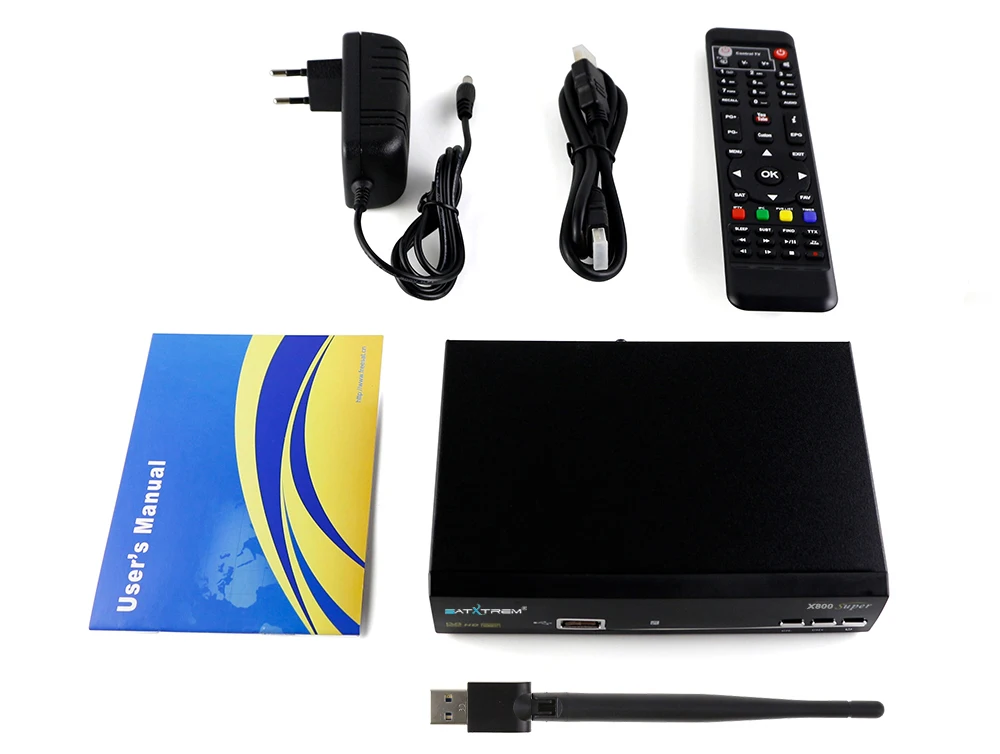 Satxtrem X800 супер HD спутниковый ресивер с MT7601 Wifi Cccam рецептор DVB S2 Цифровой ТВ тюнер Vga 4K 1080P ТВ приемник