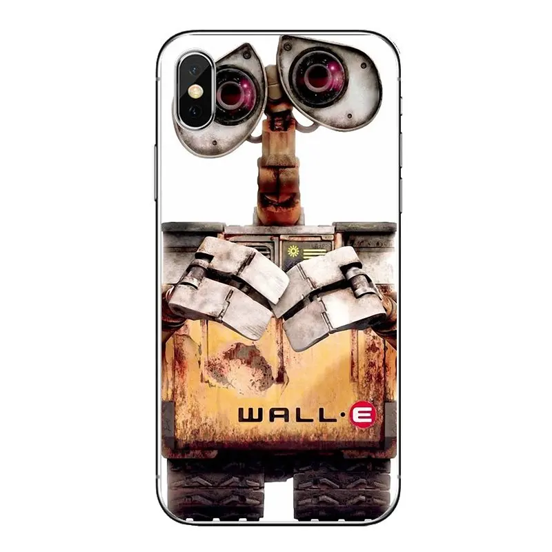 TPU Transparent Case Covers For Xiaomi Redmi 4X S2 3S Note 3 4 5 6 6A Por Pocophone F1 Mi Wall-E Robot Wall E Movie Art Poster |