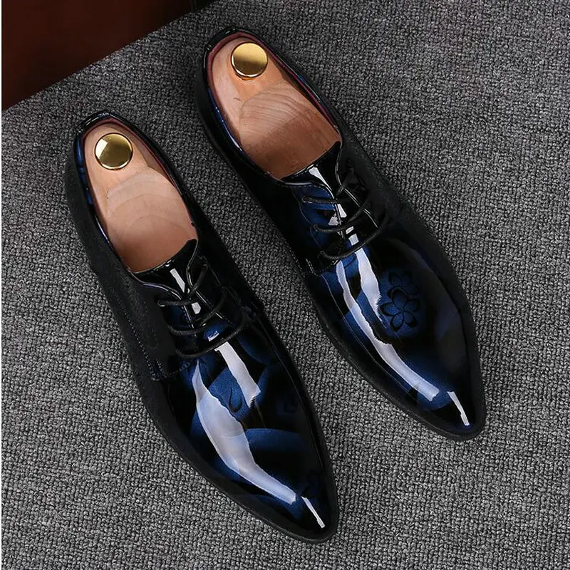Весенне-осенняя брендовая мужская Свадебная формальная обувь Новые мужские из