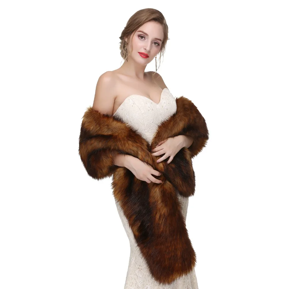 Женское свадебное пальто Forevergracedress элегантное мягкое болеро из искусственного