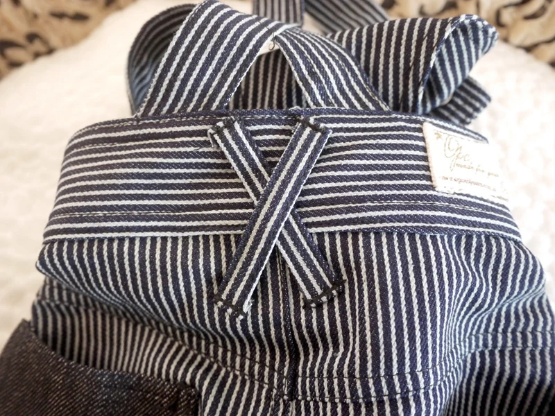 Джинсовый комбинезон для собаки полосатый джинсовый собак Pitbull чихуахуа брюки на