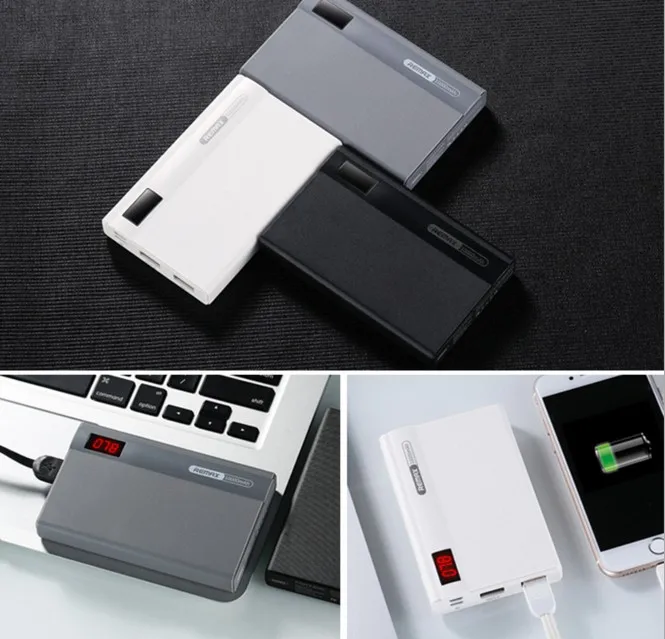 Remax LINON Pro внешний аккумулятор 10000 мАч двойной USB портативный мобильный для зарядки