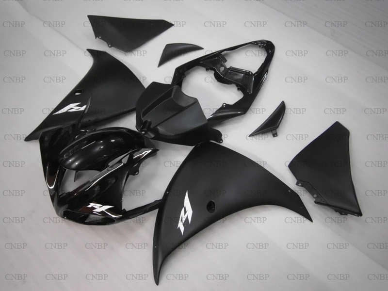 Обтекатели для YAMAHA YZFR1 2009 2011 Abs YZF1000 R1 черные комплекты на весь корпус|Пластиковые