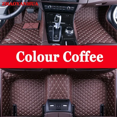 Coffee ZHAOYANHUA пользовательские автомобильные коврики для Mercedes Benz S class W220 W221 W140 W108 W109 W111 W112 W116 W126 2 tyling ковер пол - Название цвета: Coffee
