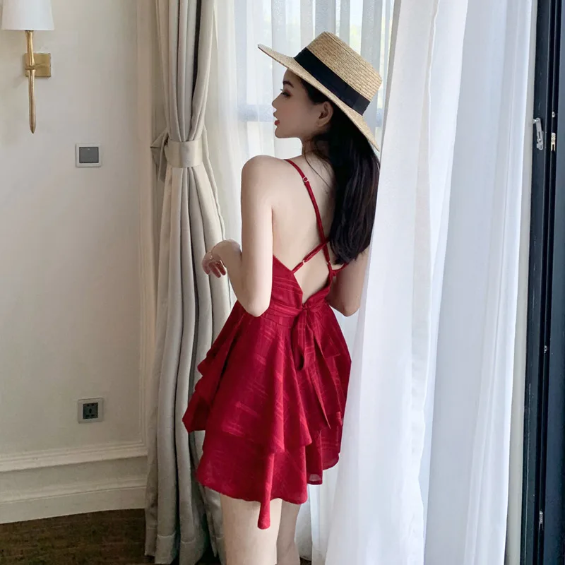 Летнее женское платье 2019 пикантные Винтаж облегающее элегантное с низким