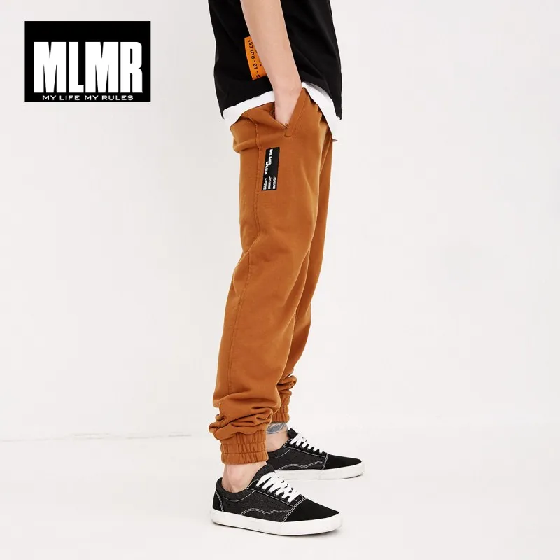 WHISKEY BARREL MLMR мужские Хлопковые Штаны для бега JackJones бренд Мужская одежда 218314517 - Цвет: WHISKEY BARREL