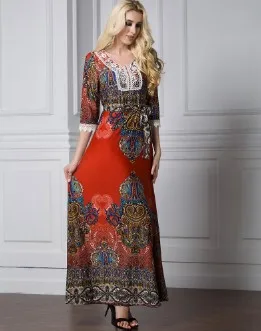 2019 Adult Casual flowers embroidery Robe Musulmane Turkish Dubai Fashion Abaya Muslim Dress Robes Arab Worship Service | Тематическая