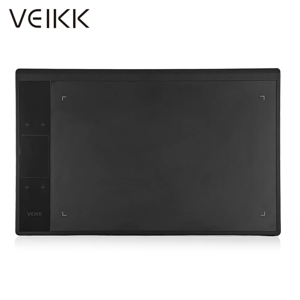 Black VEIKK A30 10X6 дюймов цифровой планшет для рисования ультратонкий 5080LPI Графический блокнот 8192 уровней пассивная ручка type-C без аккумулятора - Цвет: Black