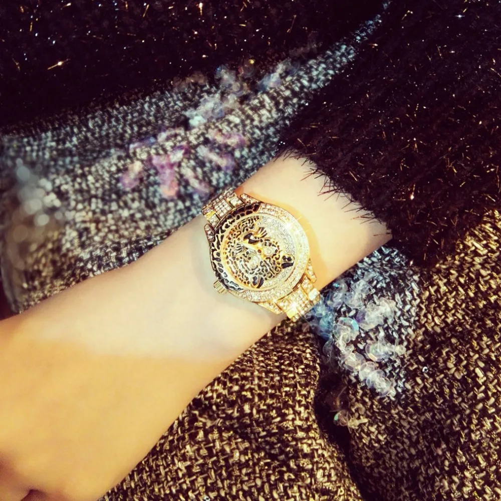 Лидер продаж женские часы высшего качества роскошные стальные полностью Стразы