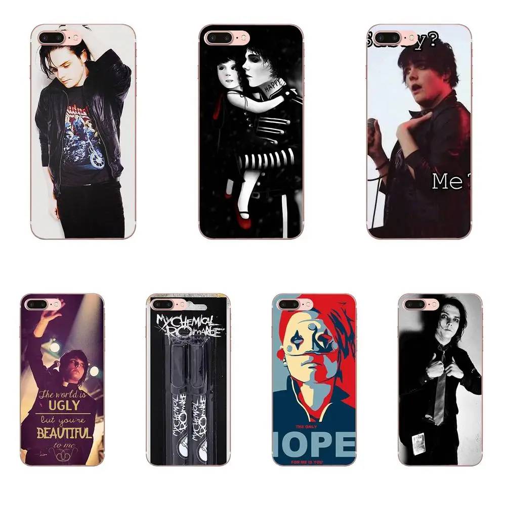 Чехлы из ТПУ для сотовых телефонов Xiaomi Redmi Mi Note 7 8 9 SE Pro Lite Go Play 2019 Gerard Way My Chemical Romance