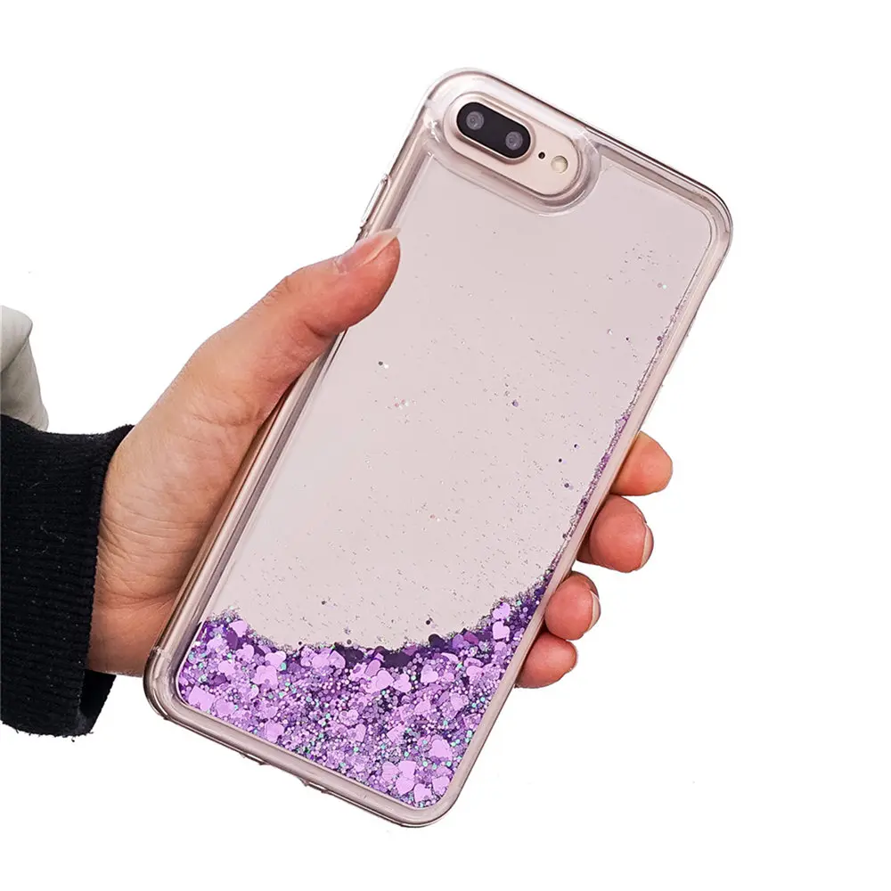 Зеркальный чехол со звездой для Apple iPhone 6 Plus 5 дюймов жидкий зыбучий песок
