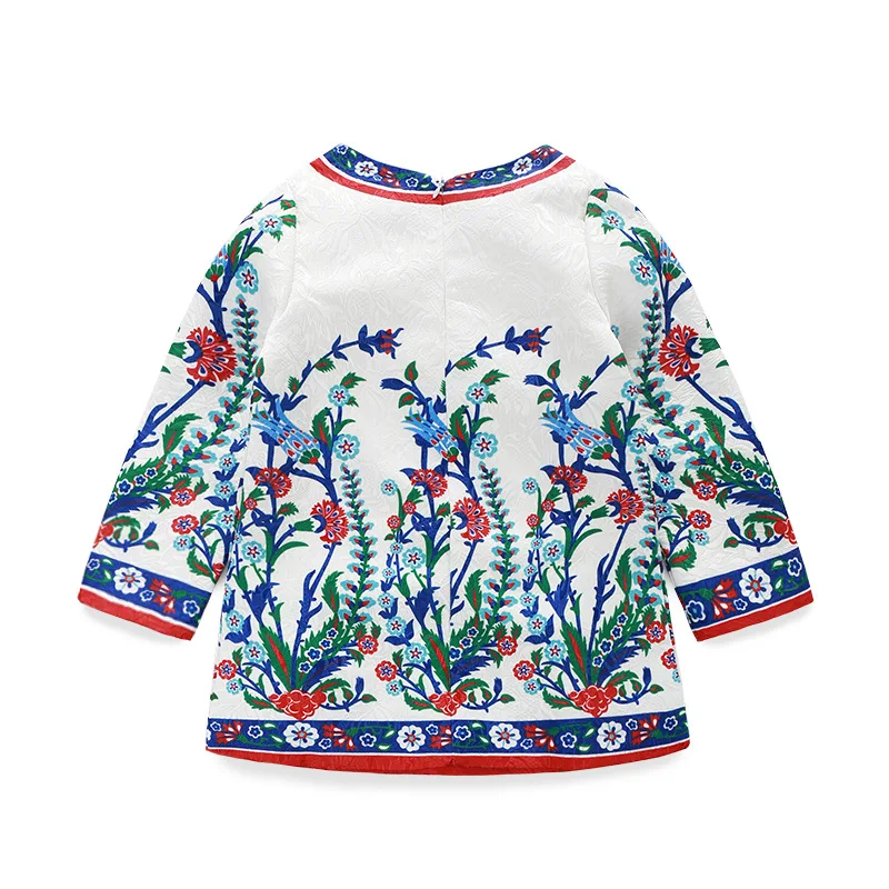 2017 весной и осенью детская одежда большой детский национальный ветер большая