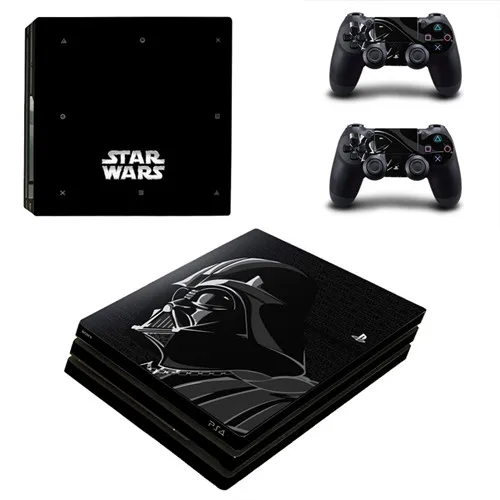 YSP4P-0243 Звездные войны Дарт Вейдер PS4 про кожу Стикеры наклейка для Игровые приставки 4 консоли и 2 контроллера PS4 про кожу Стикеры винил аксессуар - Цвет: YSP4P-0243