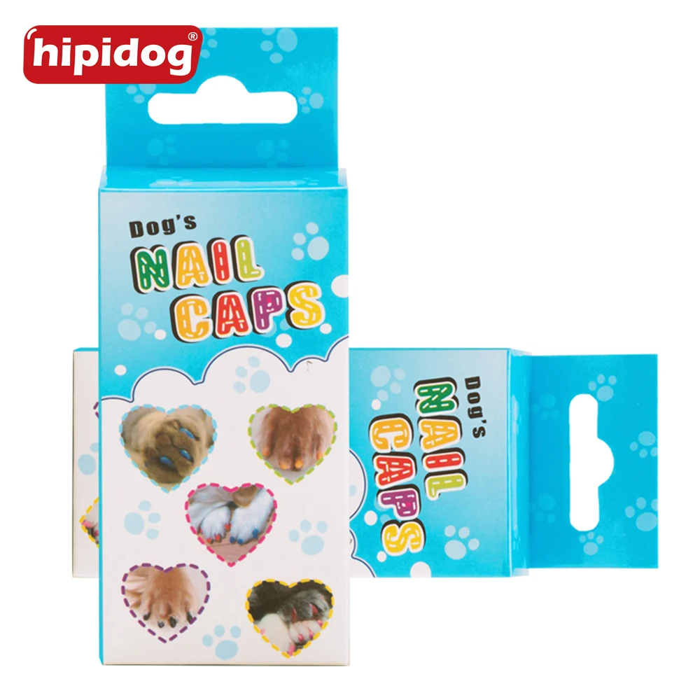 Случайный цвет 20 шт Мягкие колпачки для когтей в виде зубцов перчатка форме лапы