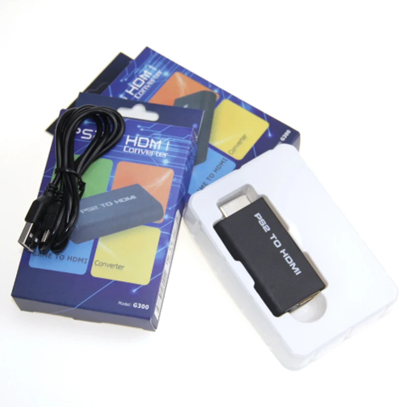 Хит продаж преобразователь для аудио и видео дисплея PS2 в HDMI 3 5 мм совместимый с