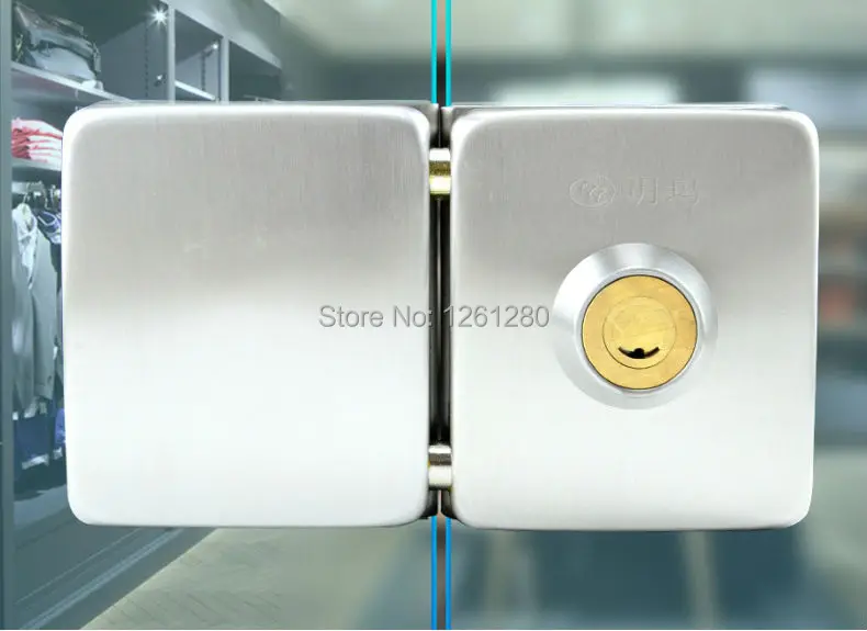 Бесплатная доставка замок для стеклянной двери безопасности украшение дома