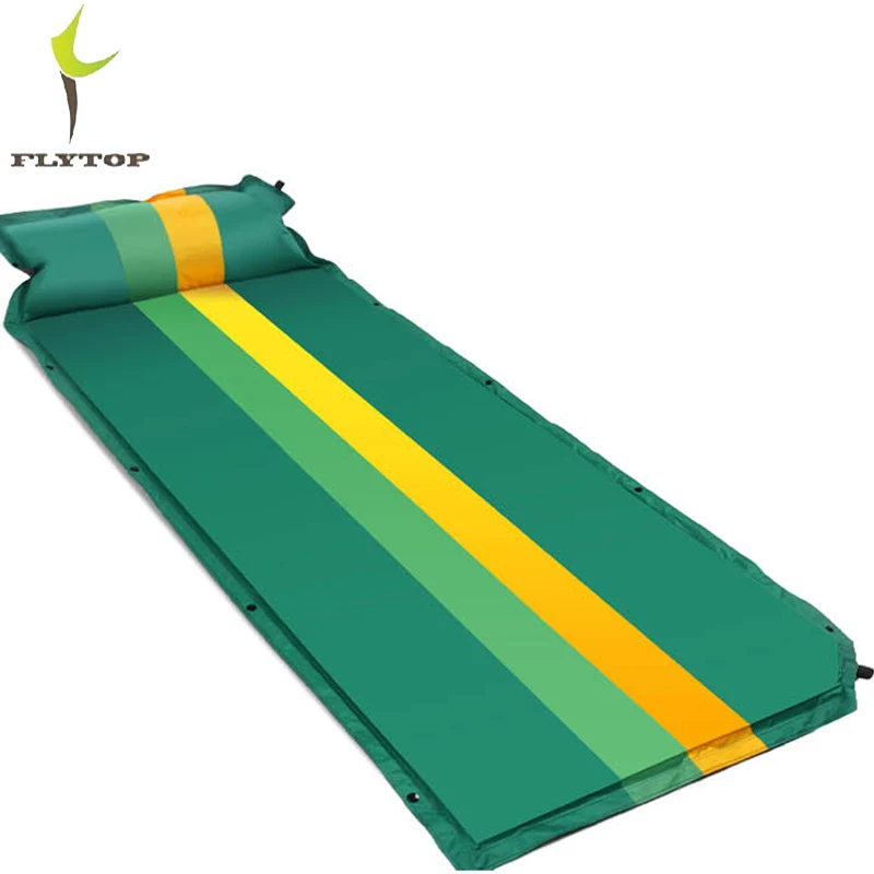 Матрас FLYTOP для кемпинга и пляжа надувной двойной односпальный Самонадувающийся