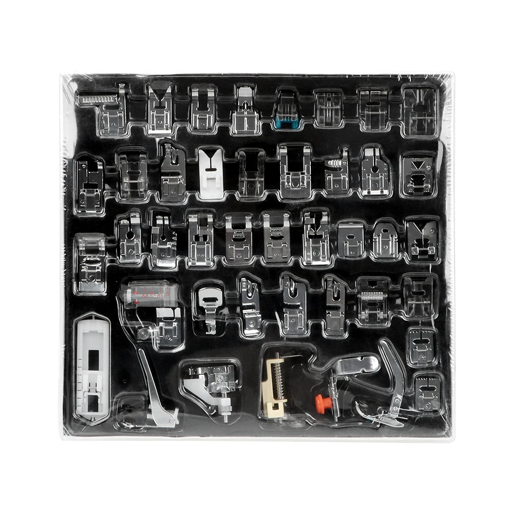 42 kit NICEYARD 32/42/62 шт. для Brother Singer швейная машина Janome прижимная лапка DIY швейная машина прижимная лапка - Цвет: 42 kit