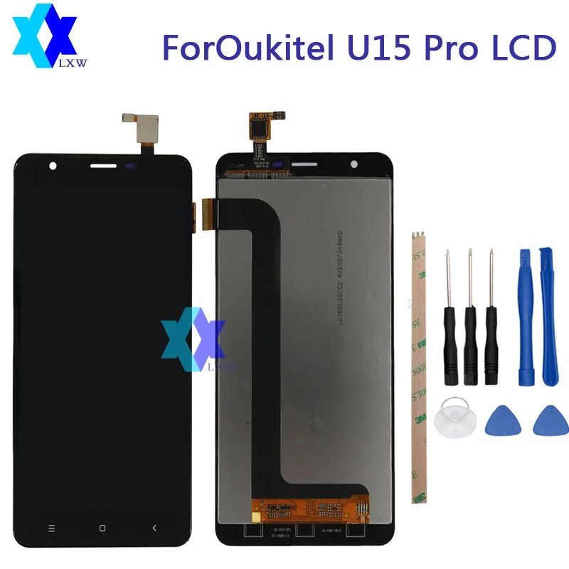 Для Оригинал Oukitel U15 Pro ЖК дисплей Дисплей + Сенсорный экран Панель цифровой