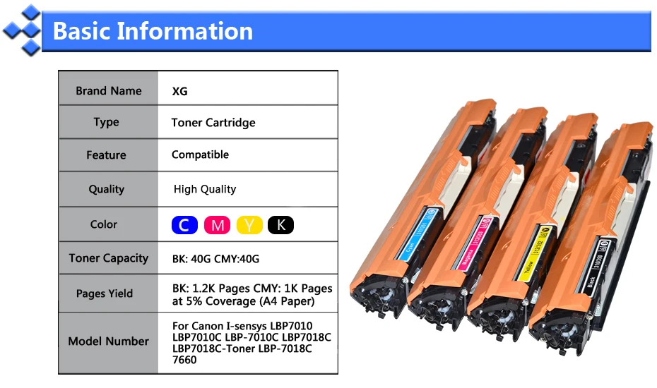 CRG329 тонер-картридж для canon i-SENSYS LBP7010 LBP7010C LBP-7010C LBP7018C LBP-7018C LBP 7010 7010C 7018C тонер Запчасти для принтера