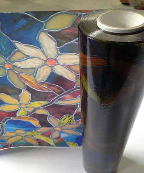 45 см x 100 Европейская фотопленка из стекла декоративная Антистатическая