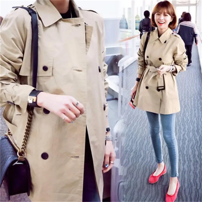 Женский тонкий Тренч большого размера весна осень 2019|trench coat long|fashion trench coattrench |