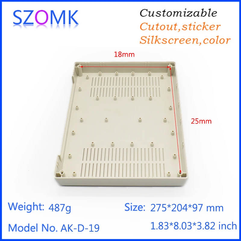 Большой корпус из АБС пластика для настольных ПК 4 шт. блок питания коробка