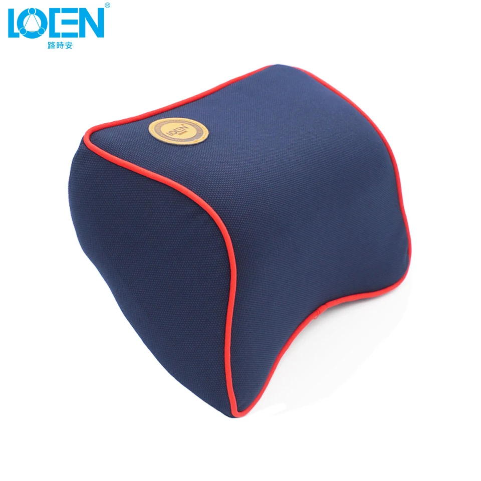 LOEN 1 шт., Высококачественная Автомобильная поясничная Подушка с эффектом памяти, Автомобильная подушка для шеи, подголовник, поясничная Подушка, тканевая подушка