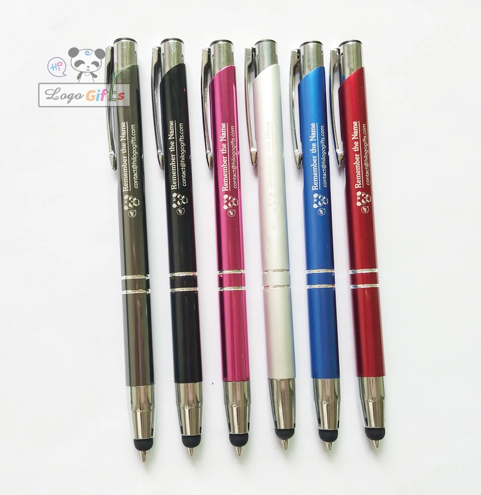 Горячая Stylus pin персонализированные сувенир для гостей гравировкой с вашим логотипом текст/электронной почты/Телефон 50 шт. много для продажи