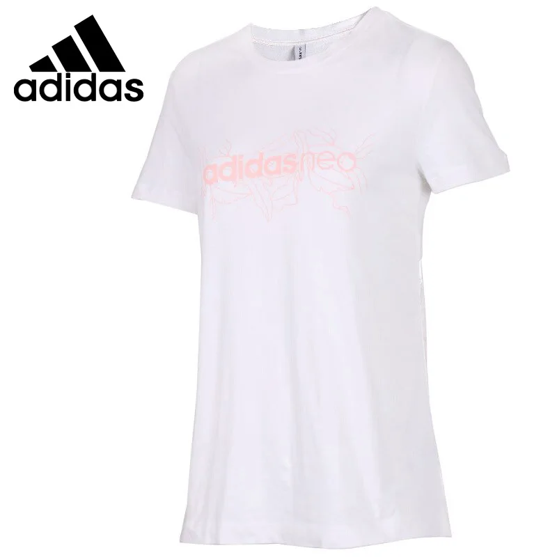 Новое поступление оригинальных женских футболок с коротким рукавом Adidas Neo Label W T SS