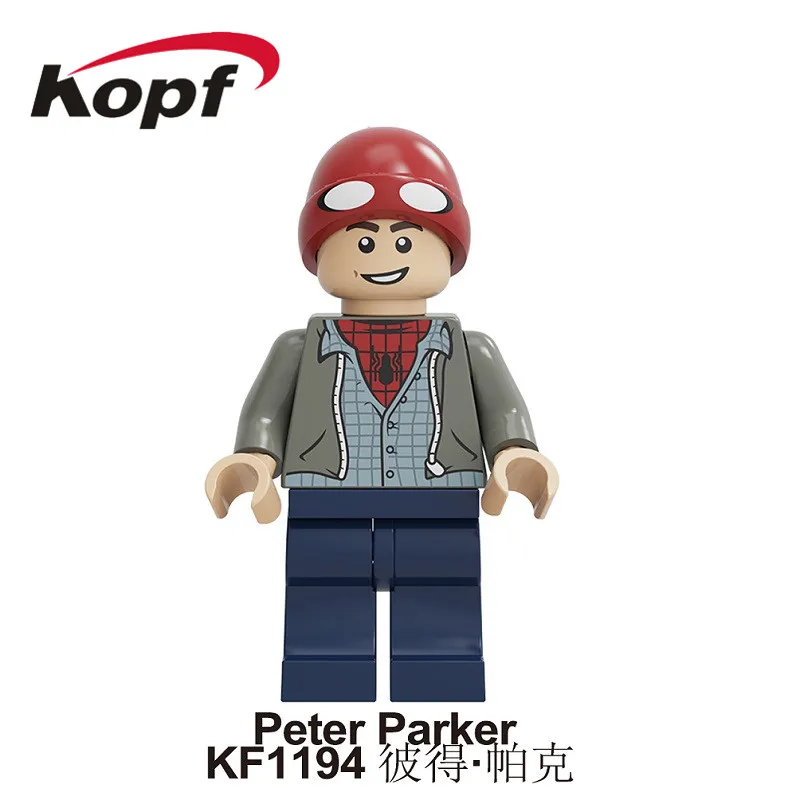 KF1194 Without Box Building Blocks Figures Bricks Thor Captain America Loki With Chromed Hair Doctor Strange War Machine Wasp For Kids Toys KF6101 - Цвет: KF1194 Without Box