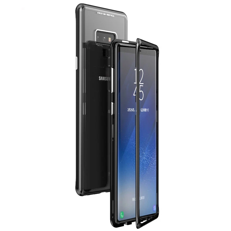 Магнитный металлический чехол CHYI 360 для Samsung Galaxy S10 на заднюю панель из