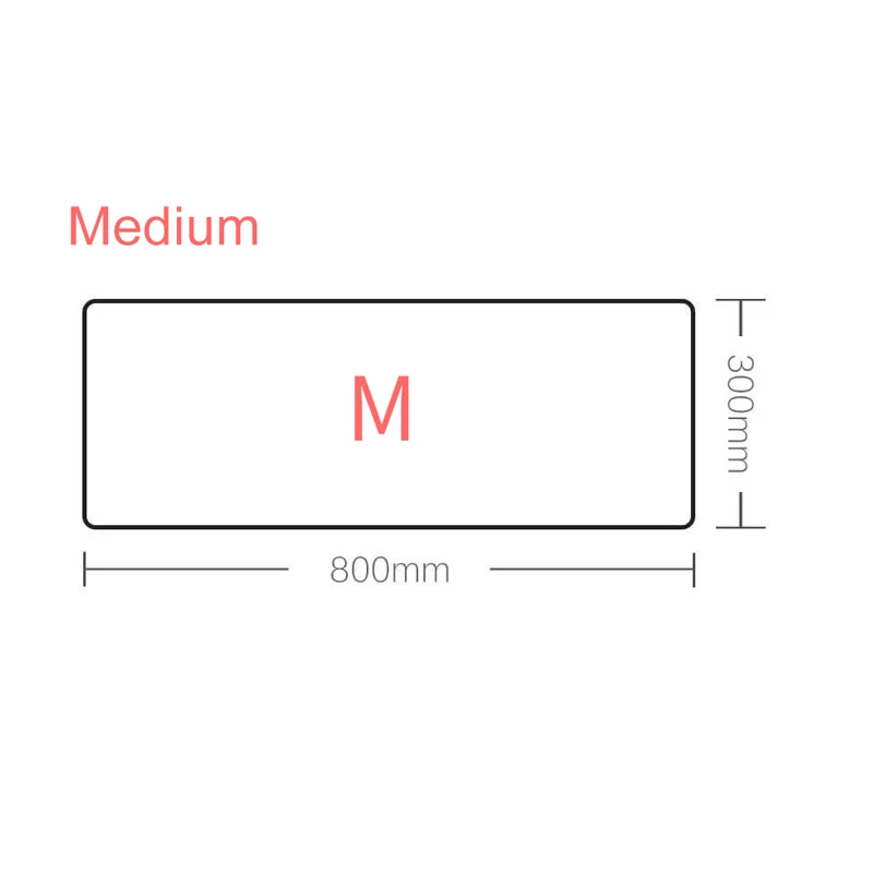 Популярный большой толстый коврик для мыши XIAOMI, водонепроницаемый Настольный коврик для компьютера, коврик для ноутбука из дубового материала, маслостойкий коврик для мыши для офисных игр - Цвет: M