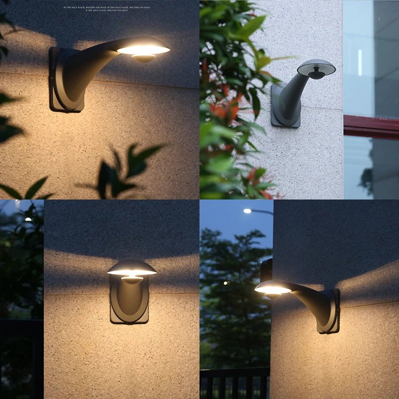 IP65 Водонепроницаемый 3W Крытый открытый настенный светильник Современный