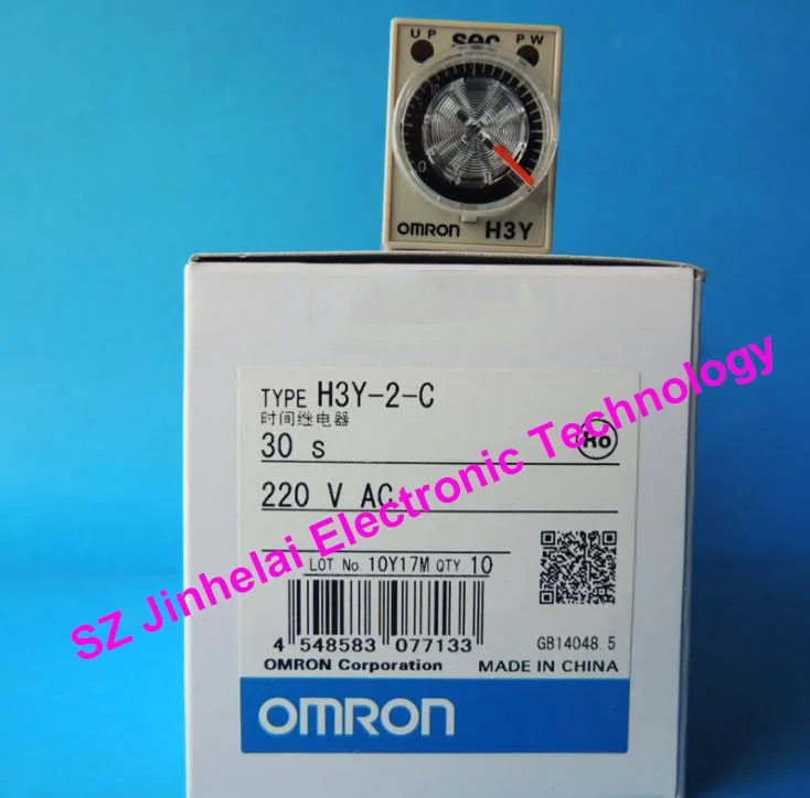 Оригинальное реле времени OMRON H3Y 2 C 30S 60S 220VAC|omron time relay|time relayomron relay |