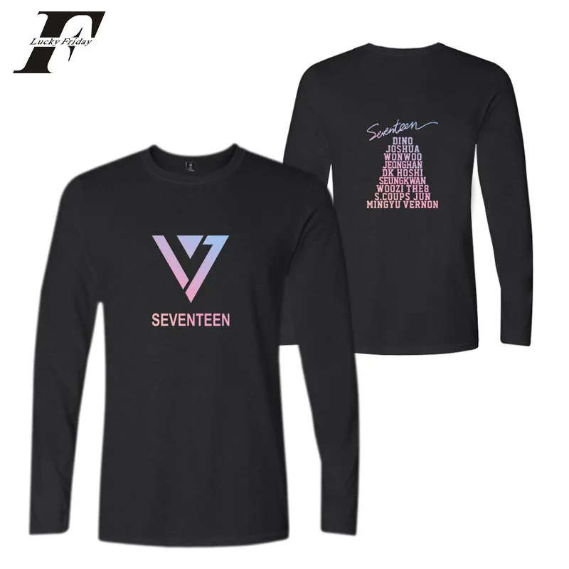 Футболка женская/Мужская с длинным рукавом и О вырезом из хлопка большого