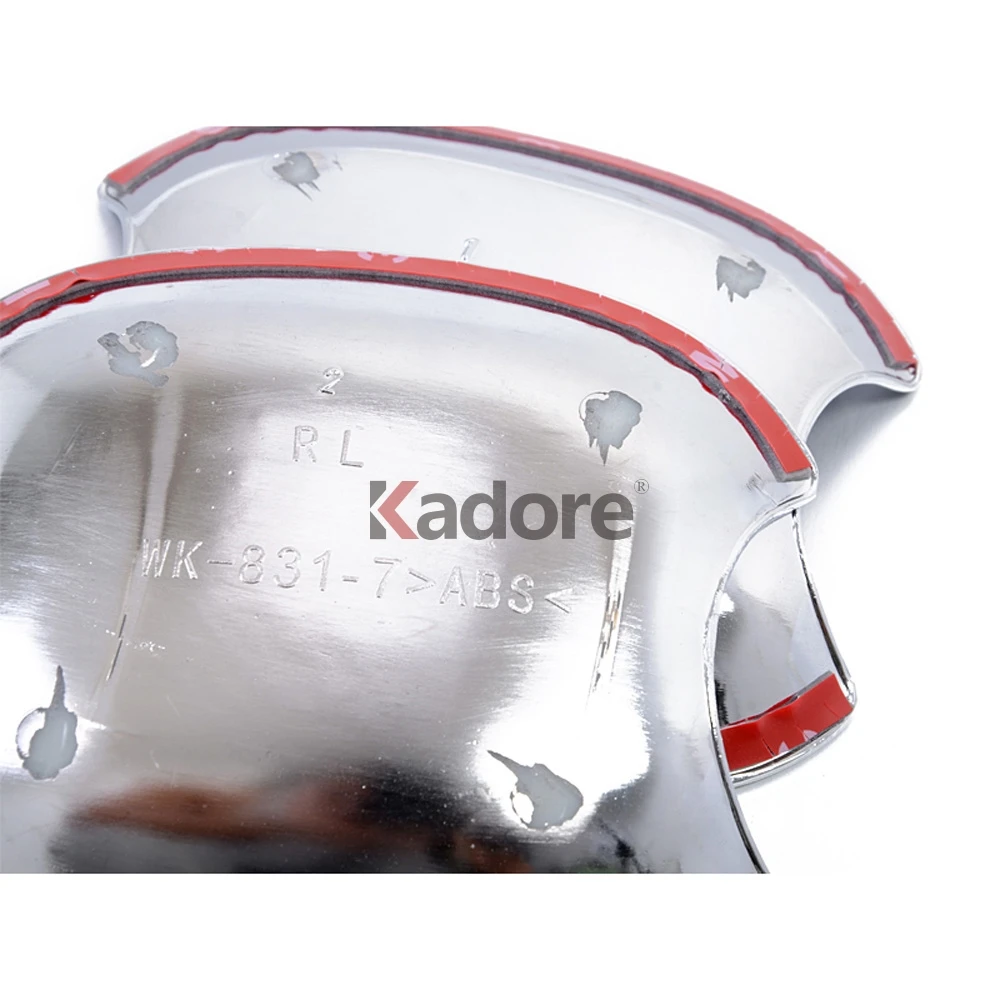Для TOYOTA Sienta NHP170 ABS Chrome Боковая дверь ручка чаши Крышка планки автомобиля стикеры внешние аксессуары